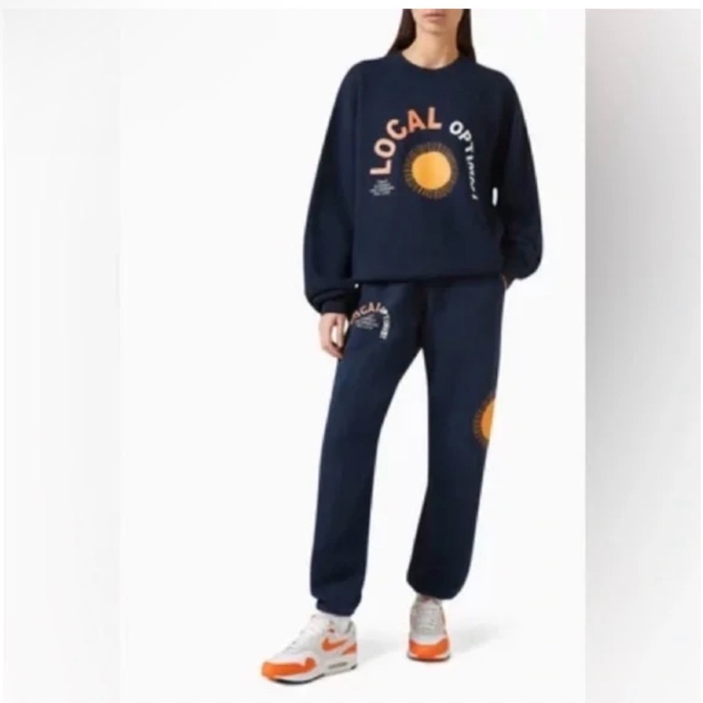 NWT Madhappy Local Optimist Crewneck in Navy XS
